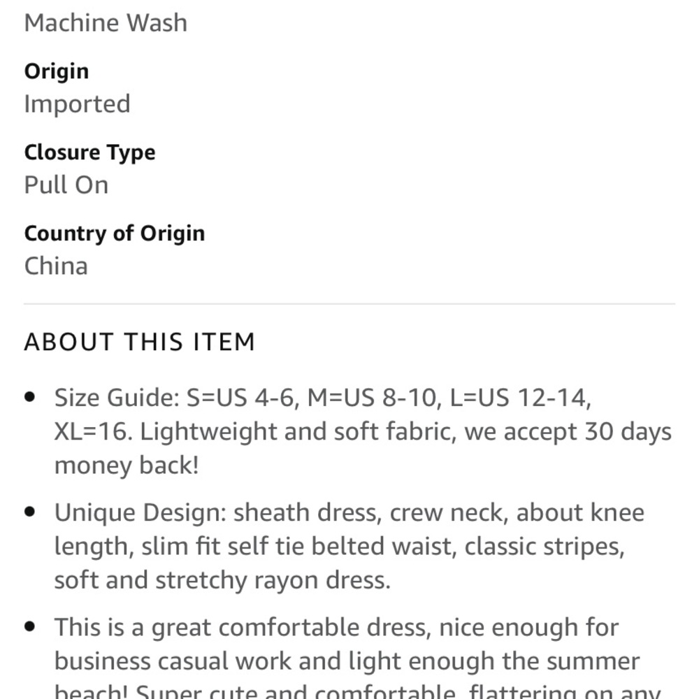 Amazon S Dress - Picture 6 of 6